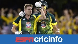 Faulkners late blitz stuns India  India v Australia 3rd ODI [upl. by Etakyram]