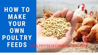 Poultry Feed Formulation How to Make your Own Poultry Feed HD [upl. by Goren]