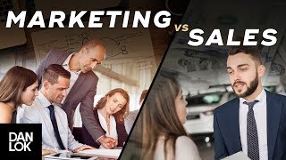 The Difference Between Marketing vs Sales  Dan Lok [upl. by Angi]