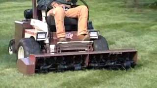 AERAvator™ Lawn Aerator  Grasshopper Mowers [upl. by Dimond961]