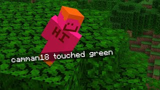 Minecraft But You Cant Touch The Color Green [upl. by Lezti]