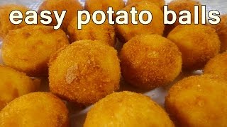 Crispy Potato Balls recipe  The Ultimate Easy Snack  Deliciously Golden amp Irresistible [upl. by Winnifred]