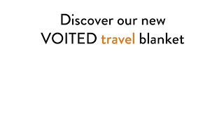 VOITED Travel Blanket Product Explainer [upl. by Adham197]