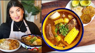 SANCOCHO COLOMBIANO  COLOMBIAN SANCOCHO  DE RES [upl. by Dorothea137]