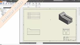 Inventor 101 Detail Part Drawings from 3D CAD [upl. by Nairret]