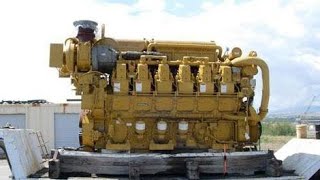 Cold Starting Up CATERPILLAR Engines and Cool Sound [upl. by Ihcalam]