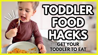 7 TODDLER FOOD HACKS FOR PICKY EATERS [upl. by Ladnar]