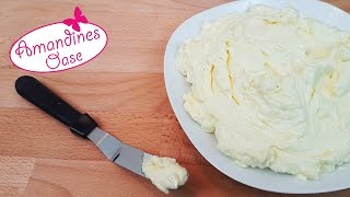 Deutsche Buttercreme  Grundrezept  PuddingButtercreme  Vanille [upl. by Aharon]