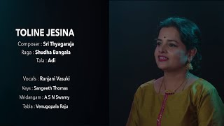 Toline Jesina  Shudha Bangala  Tyagaraja  Dr Ranjani Vasuki [upl. by Sheffie948]