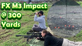 FX M3 Impact Target Shooting at 300 Yards  Plus Exploding Targets [upl. by Llerud]