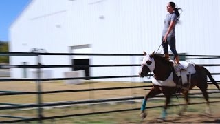 Haley Ganzel A Trick Riding Legacy [upl. by Eelyr395]