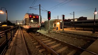 Hoboken New Jersey  HudsonBergen Light Rail at Hoboken Terminal 2022 [upl. by Chipman113]