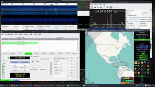 DragonOS Focal Receive FT8 w WSJTX RSP1A HackRF One GQRX CubicSDR GridTracker [upl. by Netsriik]