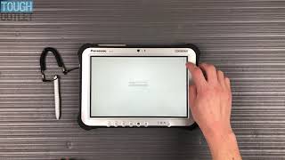 Panasonic Toughpad FZG1 How to calibrate digitizertouch screen [upl. by Leora257]