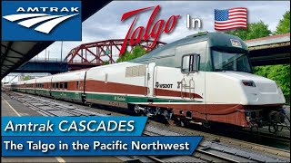 The Amtrak Cascades train  The only Spanish Talgo in North America [upl. by Ravert]