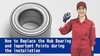 How to replace wheel hub bearings  useful tips featuring NSK firstgen HUBs [upl. by Amsed]