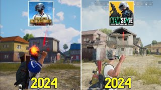 PUBG Mobile vs New State  Details and Physics Comparison [upl. by Cassey]