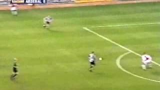 Dennis Bergkamp THAT GOAL against Newcastle 2002 Goal Of The Decade [upl. by Malas]