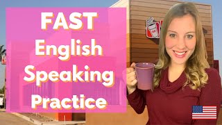 Fast English speaking practice  repeat after me  English conversation with a native speaker [upl. by Yursa]