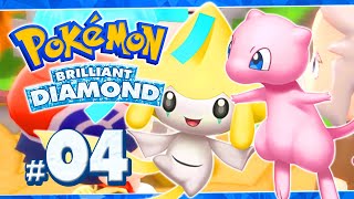 Pokemon Brilliant Diamond Part 4 MEW amp JIRACHI Gameplay Walkthrough [upl. by Ehcram]