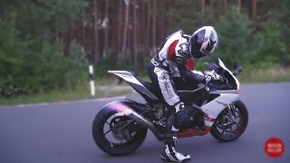 Aprilia RSV4  sc project sound exhaust rev [upl. by Selbbep]