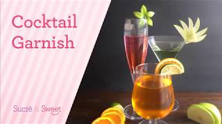 How to make simple cocktails garnishes [upl. by Anahc]