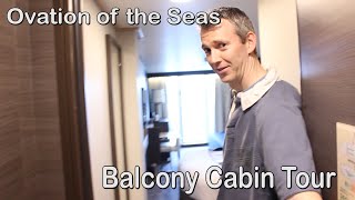 Ovation of the Seas Balcony Cabin Tour [upl. by Allerus]