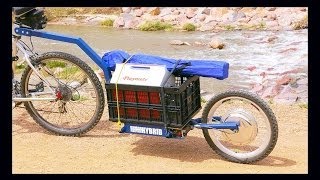 Electric Bicycle Push Trailer  Build Your Own [upl. by Camfort]