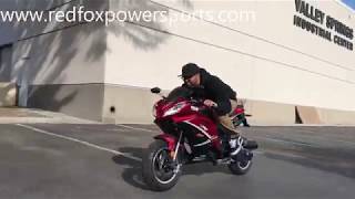 Red Fox Powersports Review 50cc SST Sports Motorcycle [upl. by Edwyna]