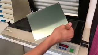 TTN  How to make steel etching pad printing plates clichés for pad printing machines [upl. by Jerman]