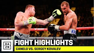 HIGHLIGHTS  Canelo vs Sergey Kovalev [upl. by Ecnarual]