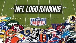 Ranking All 32 NFL Logos [upl. by Anelagna]