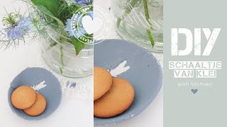 DIY schaaltje van klei  Vestywo [upl. by Reg]