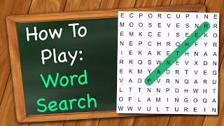 How to play Word Search [upl. by Marcile]