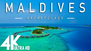 FLYING OVER MALDIVES 4K UHD  Relaxing Music Along With Beautiful Nature Videos4K Video Ultra HD [upl. by Nnagem]