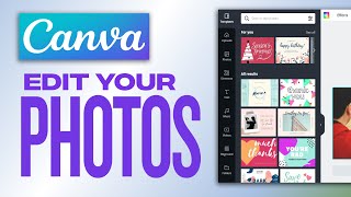 How To Edit Photos In Canva BEGINNER TUTORIAL [upl. by Aikas]