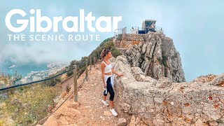 GIBRALTAR Travel Guide  10 things to do  Monkeys via the Mediterranean Steps [upl. by Ivel]