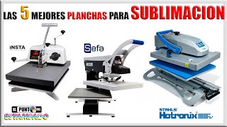 Las 5 MEJORES planchas para SUBLIMACIÓN 🔥  mi concepto personal [upl. by Allez874]