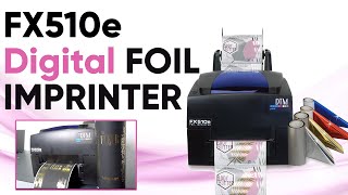 Digital Metallic Foil Label Printer [upl. by Ballard120]