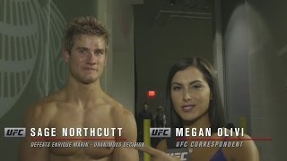 UFC 200 Sage Northcutt Backstage Interview [upl. by Ygiaf]