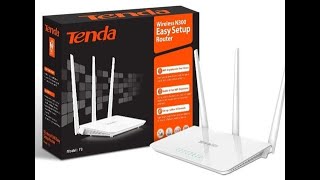 Tenda N300 Wifi Router Easy Setup [upl. by Nylkaj]