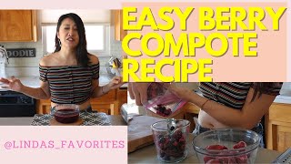 Easy Berry Compote Recipe [upl. by Salomone]