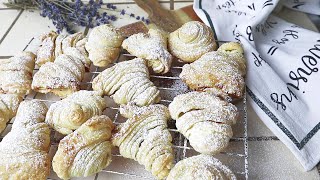 Sfogliatella  Lobster Tail Puff Pastry  Quick amp Easy [upl. by Eirehs]