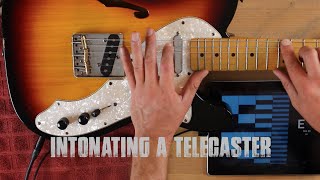 Guitar Intonation Mod Fender Telecaster [upl. by Eibur]