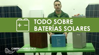 Baterías solares toda la información [upl. by Yeslaehc528]