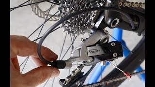 How to Adjust a Rear Derailleur [upl. by Euqinmod930]