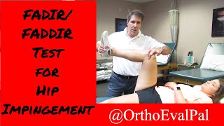 FADIRFADDIR test for Femoral Acetabular Impingement [upl. by Cardie]