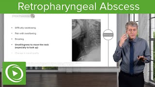 Retropharyngeal Abscess–Pediatric Infectious Diseases  Lecturio [upl. by Eberhart686]