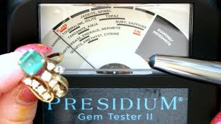 Presidium Gem Tester II PGT II  Testing Emerald Diamond Sapphire Ruby Nephrite [upl. by Aneej]