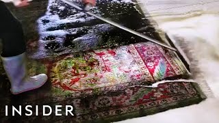 How The Dirtiest Rugs Get Professionally Cleaned [upl. by Akkim368]